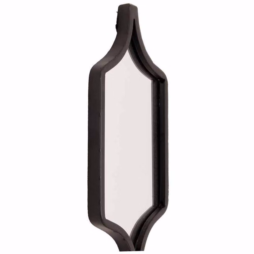 Lemon Pavilion Furniture and Decor Black Rectangular Hanging Mirror, W: 14 cm, D: 14 cm, H: 145 cm – 2