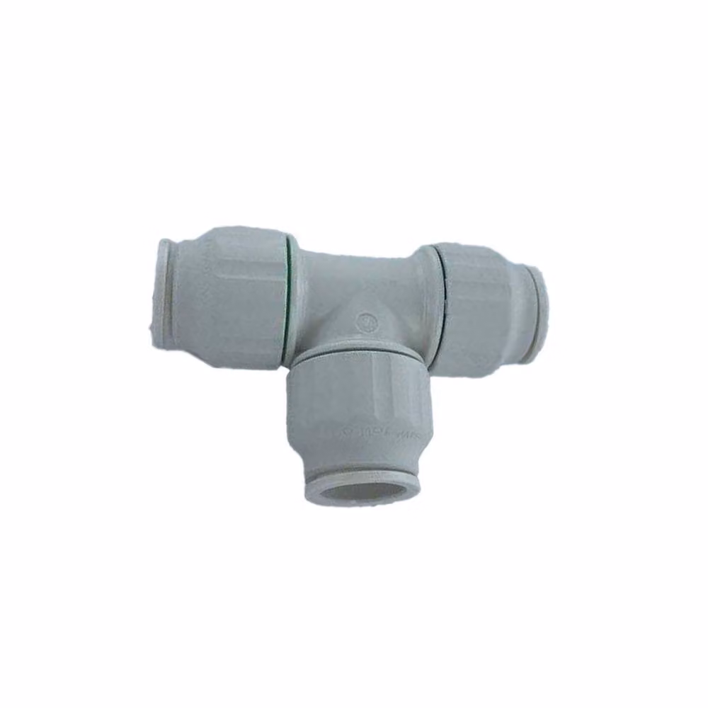 Securplumb White Plastic Equal Tee Connector – 2