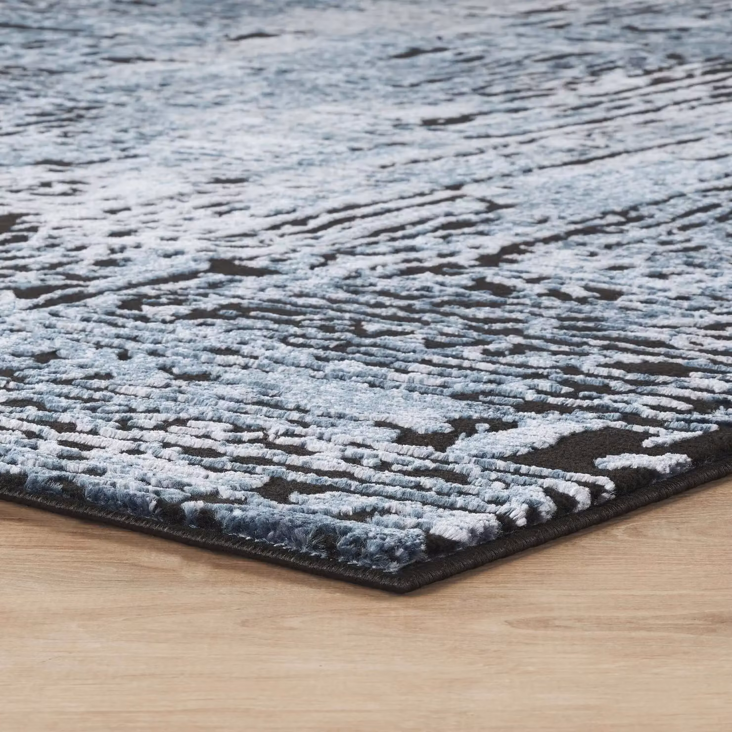 Desire Rugs Belgravia Modern Illusion Area Rug in Navy Blue, W: 120 cm, L: 170 cm – 2