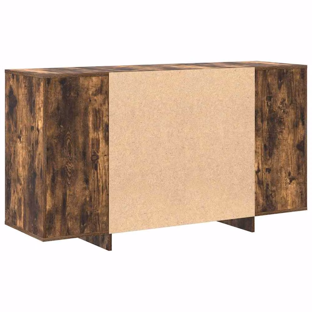 Berkfield Home Smoked Oak Sideboard in Brown, W/D/H: 135 x 41 x 75 cm – 4