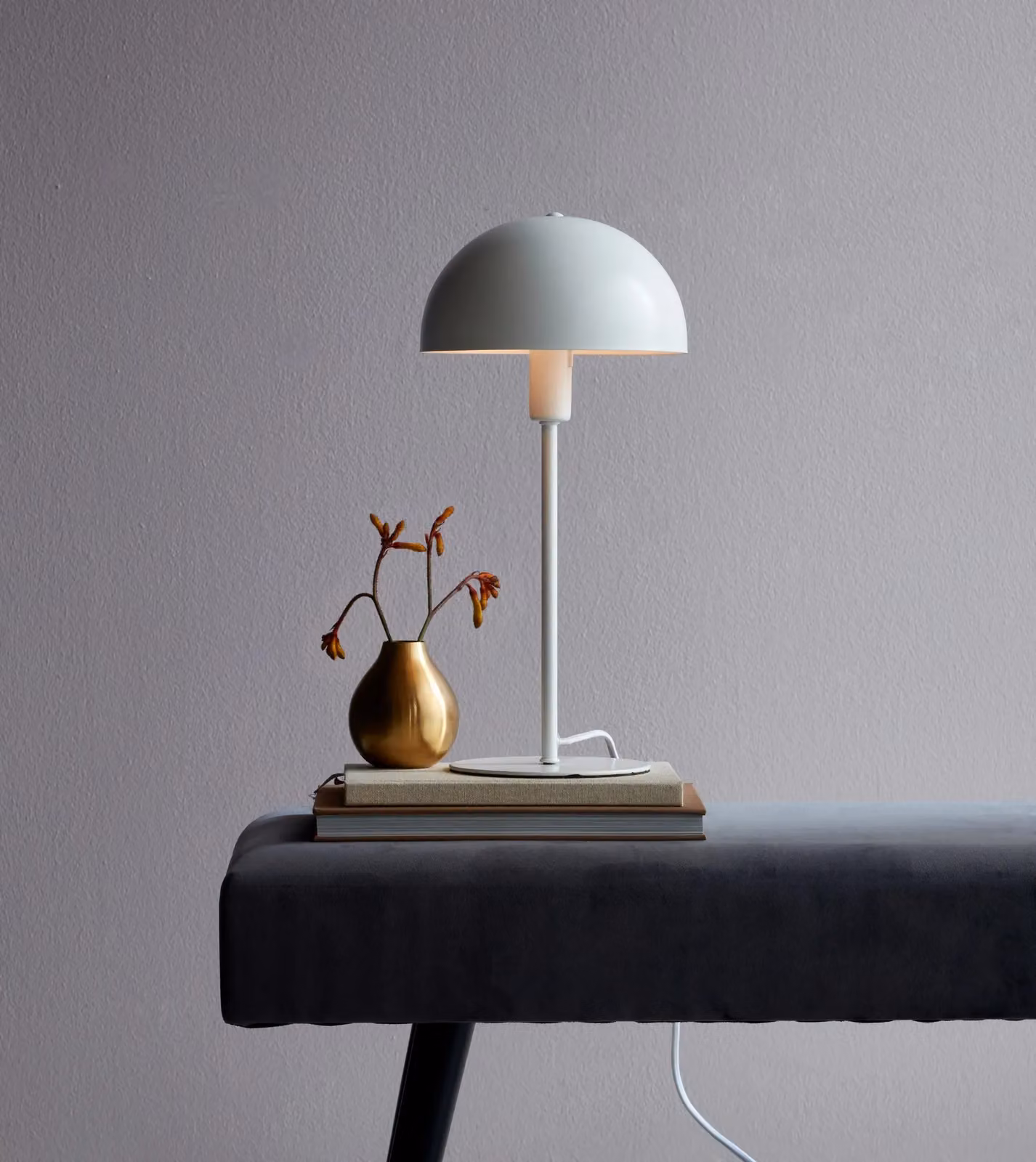 Nordlux Ellen White Metal Table Lamp with E14 Socket – 5