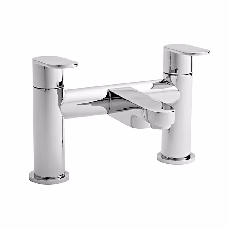 Kartell Single Lever Chrome Brass Countertop Bathtub Tap