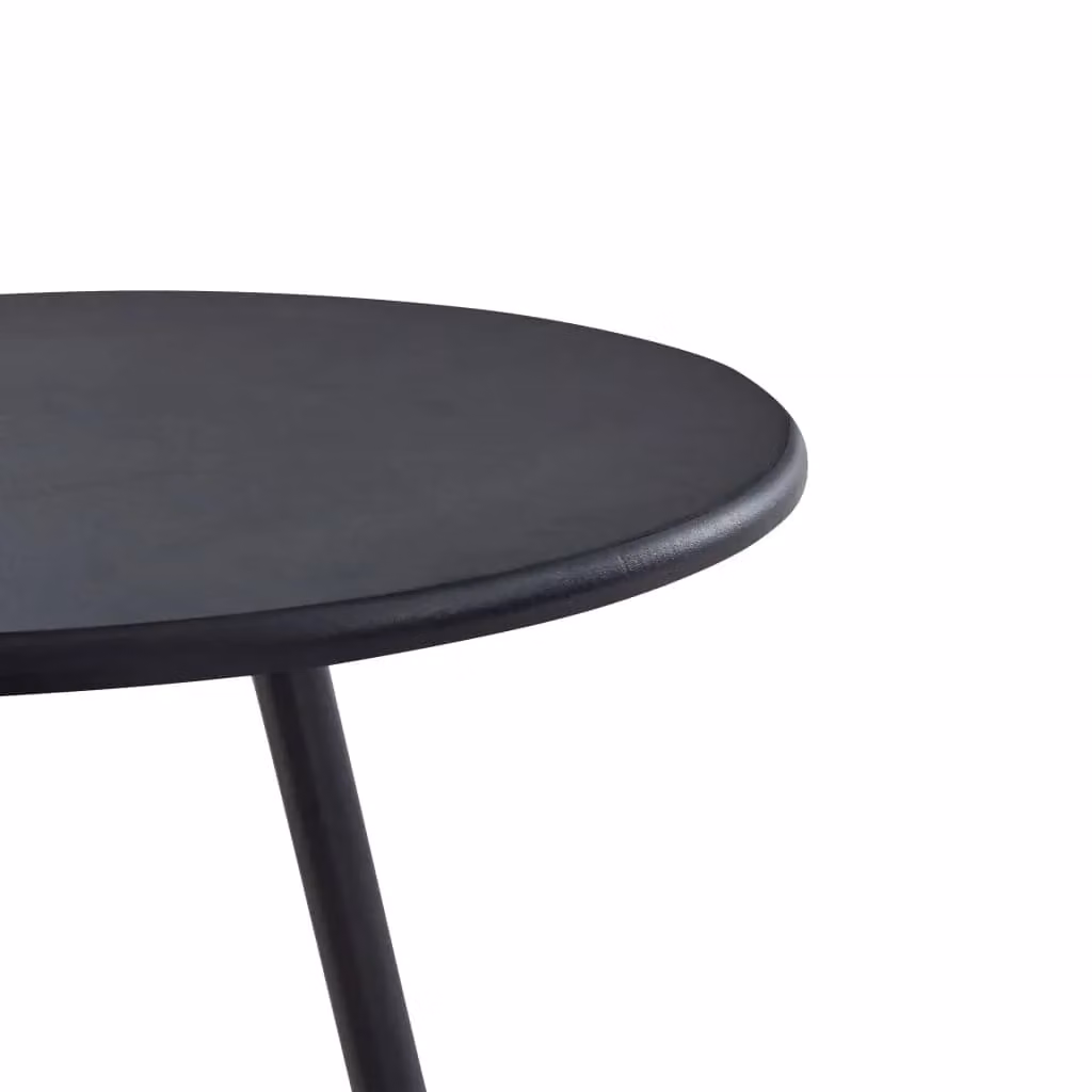 Berkfield Home Modern Black Bar Table W: 107.5 cm, D: 60 cm – 2