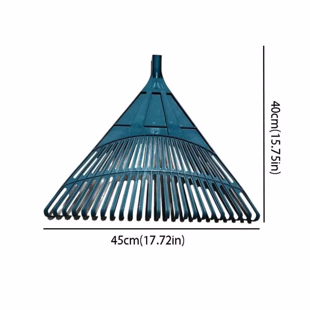 FLAVORA Green Durable Plastic Grass Rake Head with Tines – 2