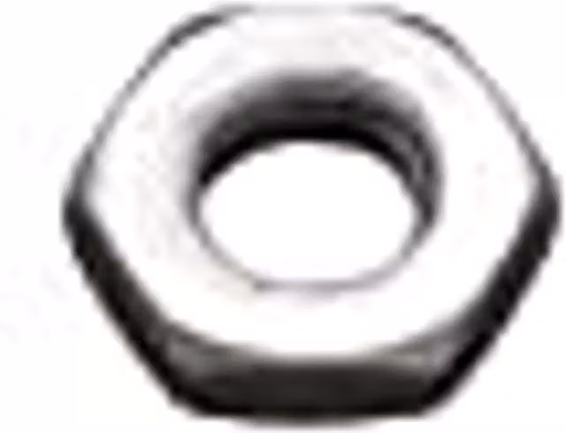 Metalmate Hexagon Lock Nut ZP M16 Grey (Box of 100)