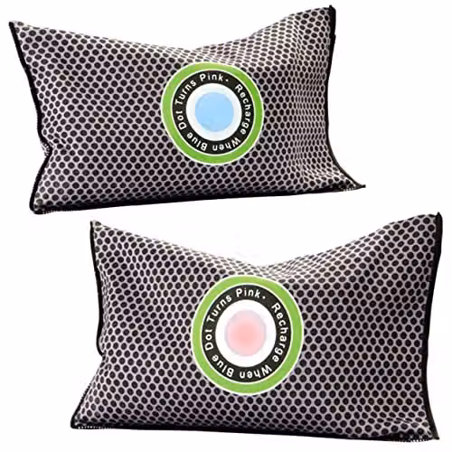 mysmartbuy 2 x Reusable Dehumidifier Bags with Moisture Indicator in Grey, L16 x W10.5 x D3 cm – 1