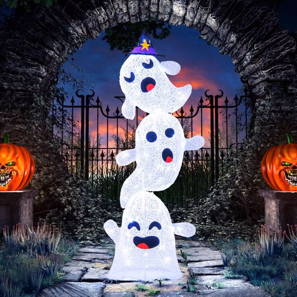 Kelvenix White LED Animal Standing Halloween Decoration for Garden and Outdoor Use – 5