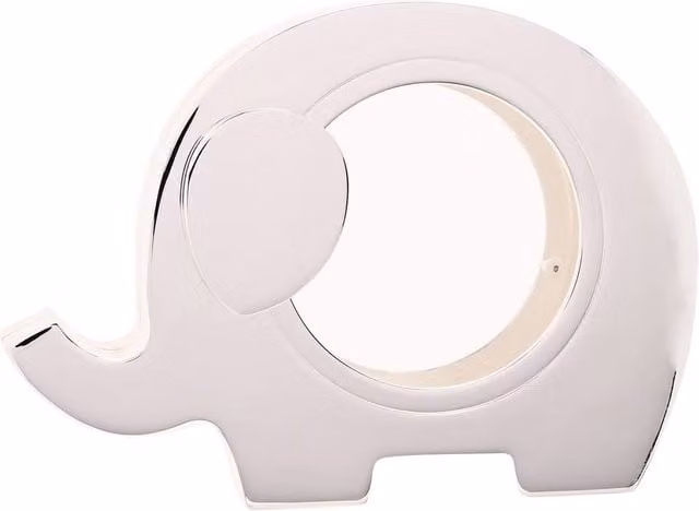 Bambino by Juliana Silver Plated Elephant Money Box