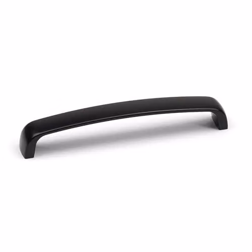 Matt Black Aluminium D-Bar Cabinet Handle with 160mm Fixing – 1