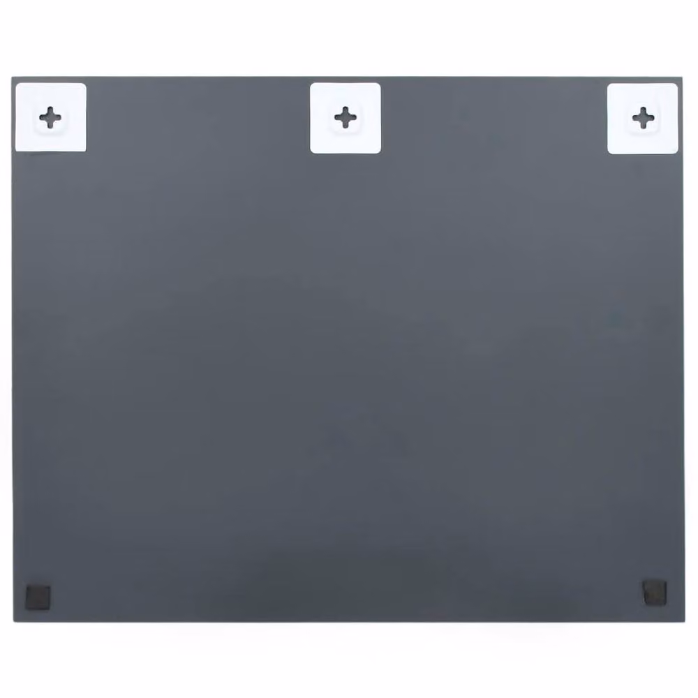 Berkfield Home Frameless Rectangular Glass Wall Mirror in Silver, W: 100 cm, H: 60 cm – 2