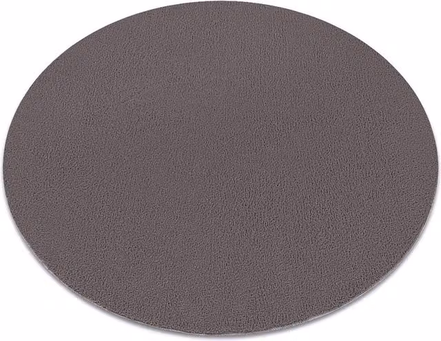RugsX Lindo Round Grey Polyester Rug, Diameter: 60 cm