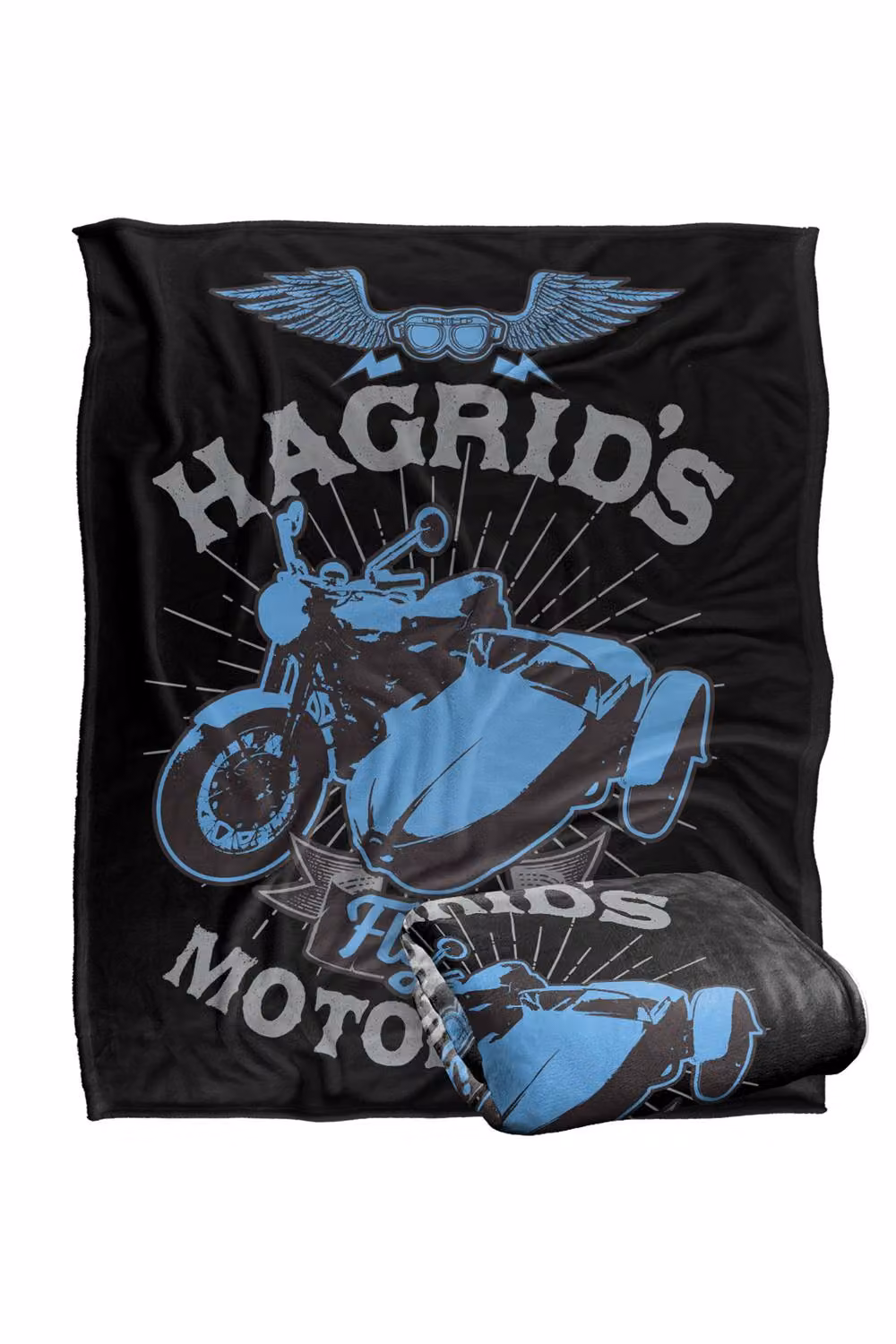 LOGOVISION Harry Potter Hagrid's Flying Motorbike Super Soft Fleece Throw Blanket, Multicolour, W: 91.44 cm x D: 91.44 cm x H: 147 cm – 7