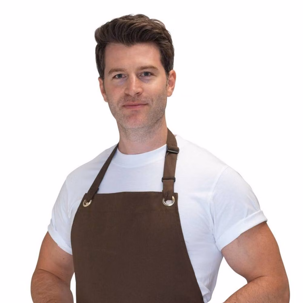 Dennys Canvas Pocket Apron in Brown – 2