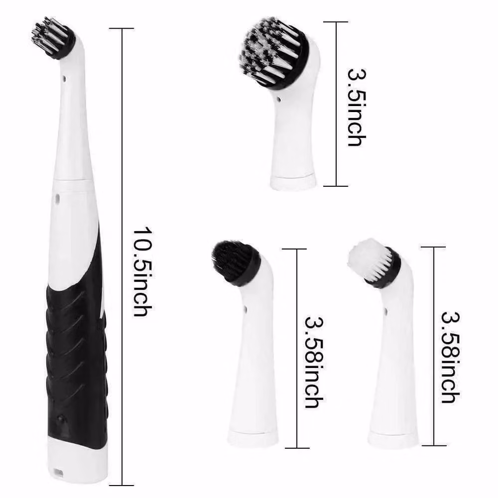 Kelvenix 4 In 1 Sonic Scrubber Cleaning Brush in White – 2