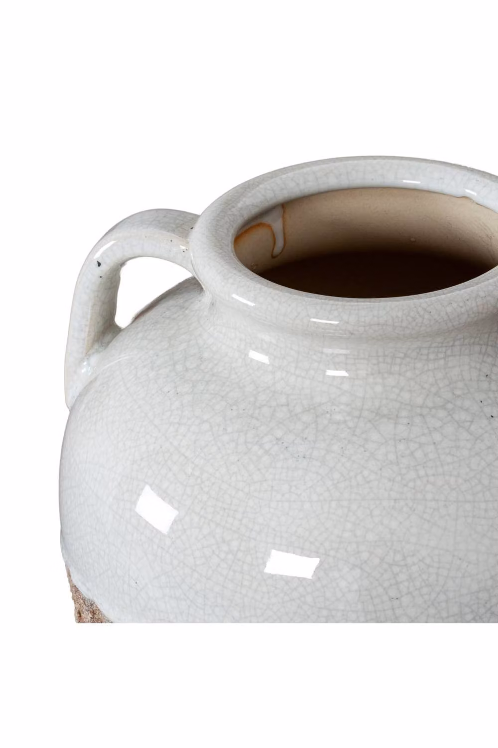 KDMD Thorne Medium Amphora Vase, Modern White Ceramic Tabletop Decor – 2