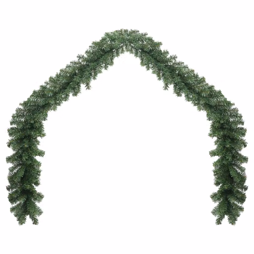 Berkfield Home Green PVC Christmas Foliage Garland, 20 m – 2