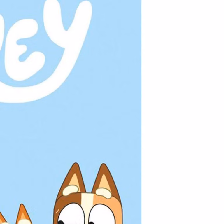 Bluey Fluffy Cotton Childrens Beach Towel in Blue, W: 140 cm, H: 70 cm, D: 70 cm