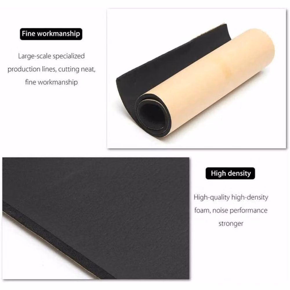 NESTLUNE Car Hood Soundproofing and Heat Insulation Deadening Mat, Black – 5