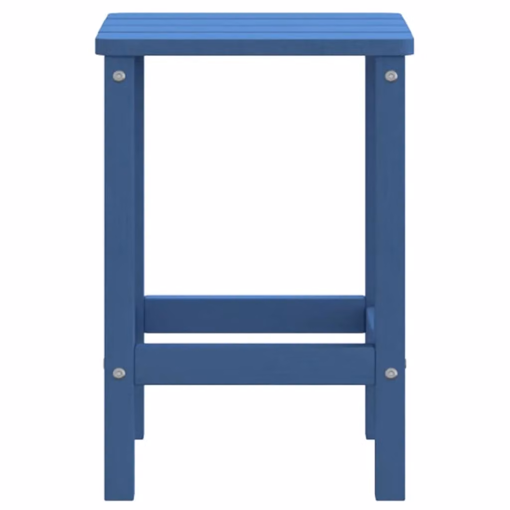 Berkfield Home Garden Adirondack Table in Aqua Blue, W/D/H: 38 x 38 x 46 cm – 3