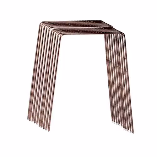 Pegdev Copper-Coated Steel Groundcover Staples in Bronze, Pack of 70 – 5