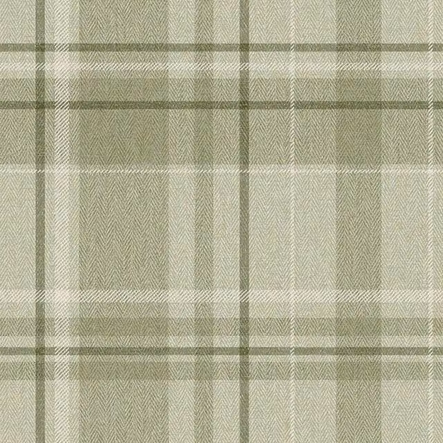 Crown Harris Checked Abstract Paper Wallpaper in Green