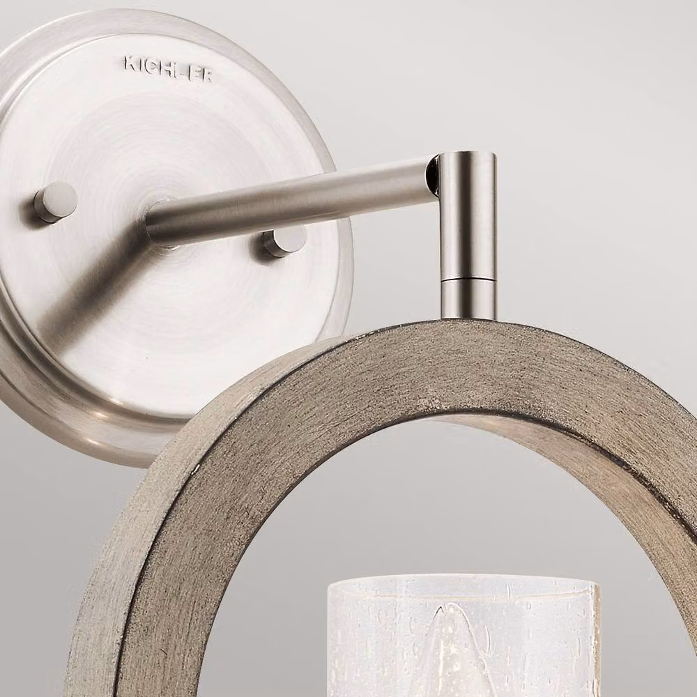 Kichler Grand Bank Wall Light in Antique Grey with Transparent Glass – 2