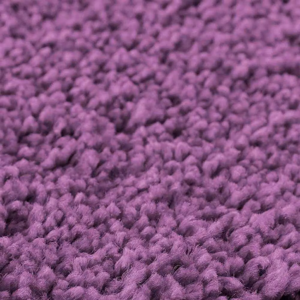Berkfield Home Soft Rectangular Non-Slip Bath Mat, Purple, W: 80 cm, D: 50 cm – 5