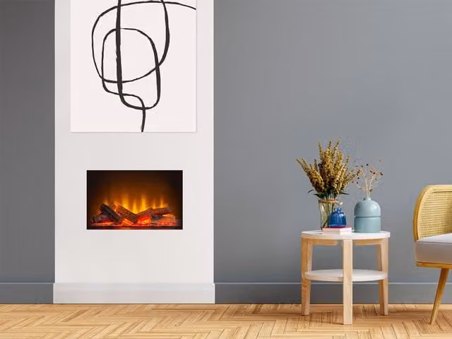 Acantha Aspire 50 Black Fully Inset Media Wall Electric Fire – 1