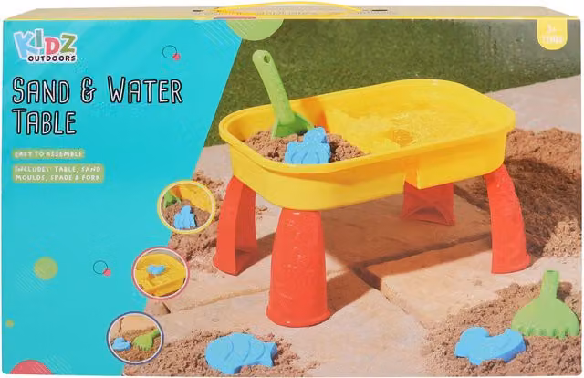 Kidz Outdoors Multicolour Sand and Water Sensory Play Table Set