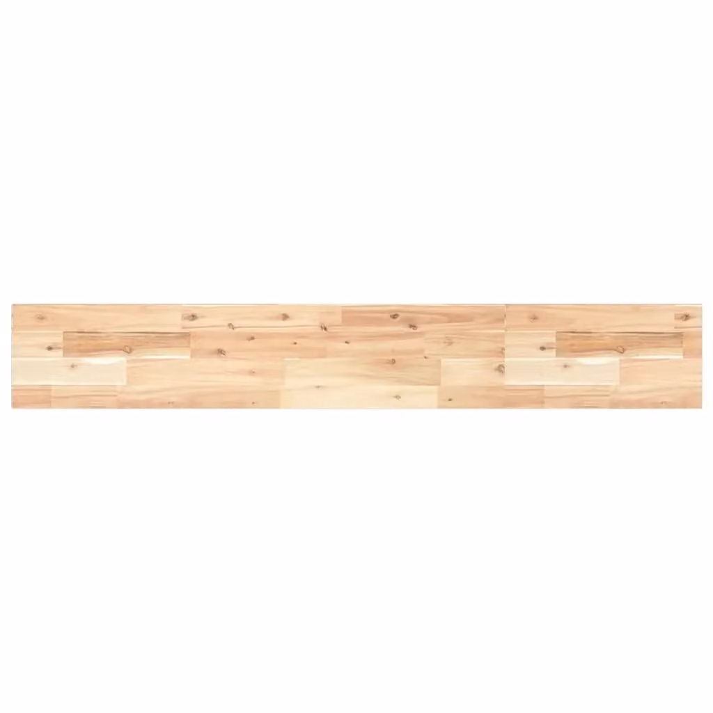 Berkfield Home Rectangular Solid Acacia Wood Table Top, Brown, W: 160 cm, D: 20 cm, H: 2 cm