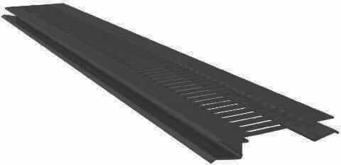 Freefoam Dark Grey Smooth Soffit Vent Strip Board