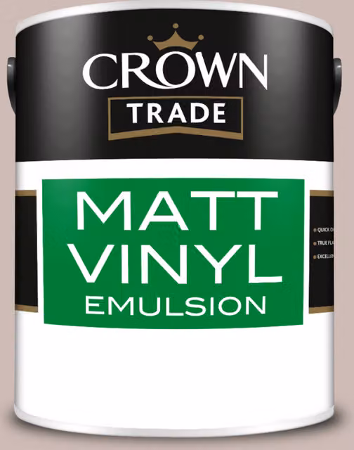 Crown Trade Hare Mixed Colour Matt Water Based Dispersion Paint, 5 l