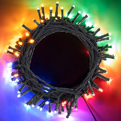 Globrite Multicolour 100 LED String Fairy Lights with Timer and Remote Control – 3