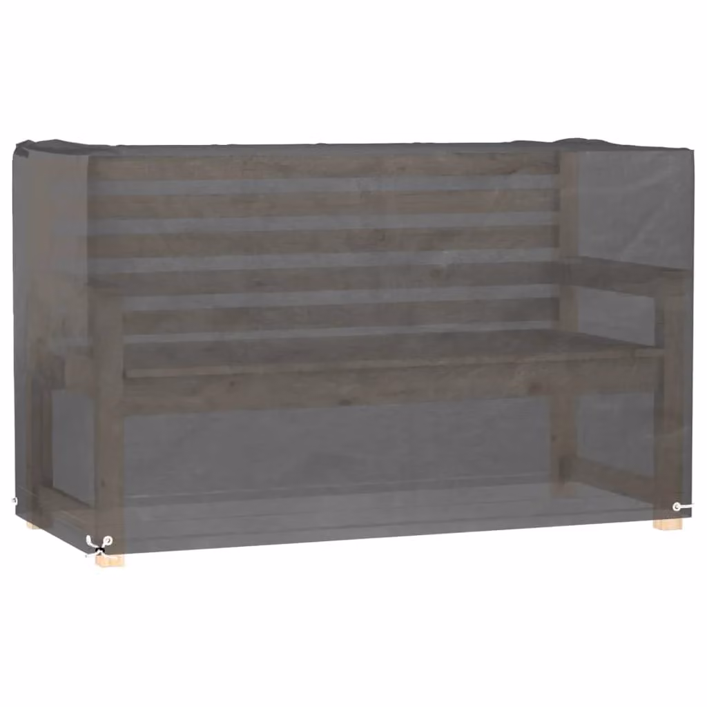 Berkfield Home Rectangular Garden Furniture Cover with 8 Eyelets, Black, W/D/H: 125 x 55 x 75 cm – 2