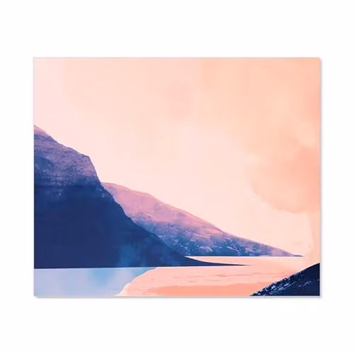 Summer Evening Abstract Toughened 6mm Glass Kitchen Splashback, Multicolour, W: 90 cm, H: 75 cm – 2