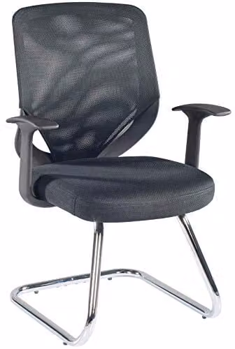 Alphason Atlanta Mesh Back Visitor Chair in Black – 1