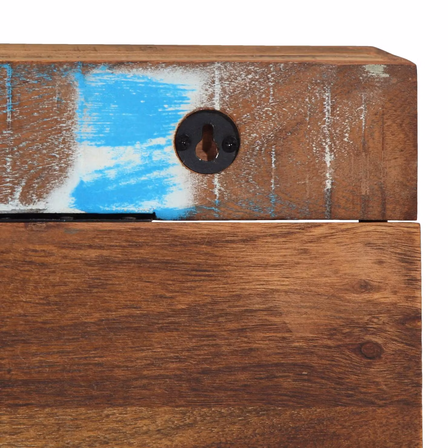 Berkfield Home Wall Mounted Coat Rack with Shelf in Brown Reclaimed Wood and Metal – 6