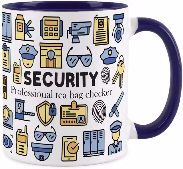 Purely Home Navy Blue Ceramic Mug for Adults