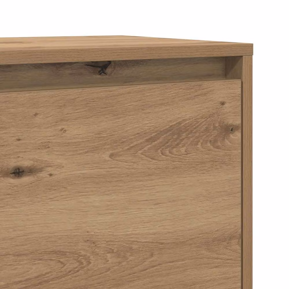 Berkfield Home Artisan Oak Bedside Cabinet in Brown – 4