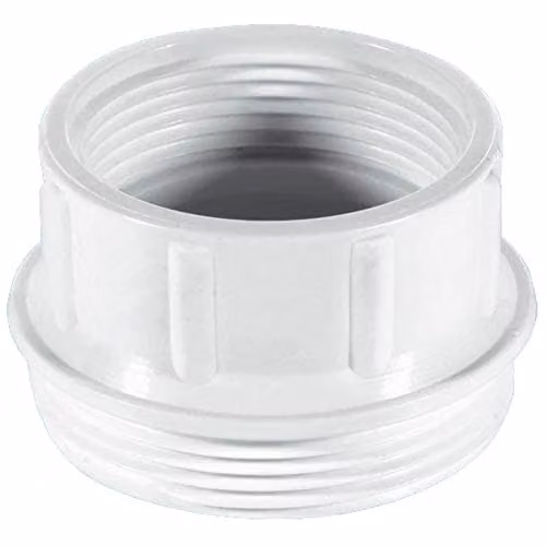 McAlpine T12E White Coupling 1.5 inch x 2 inch BSP Female x BSP Male