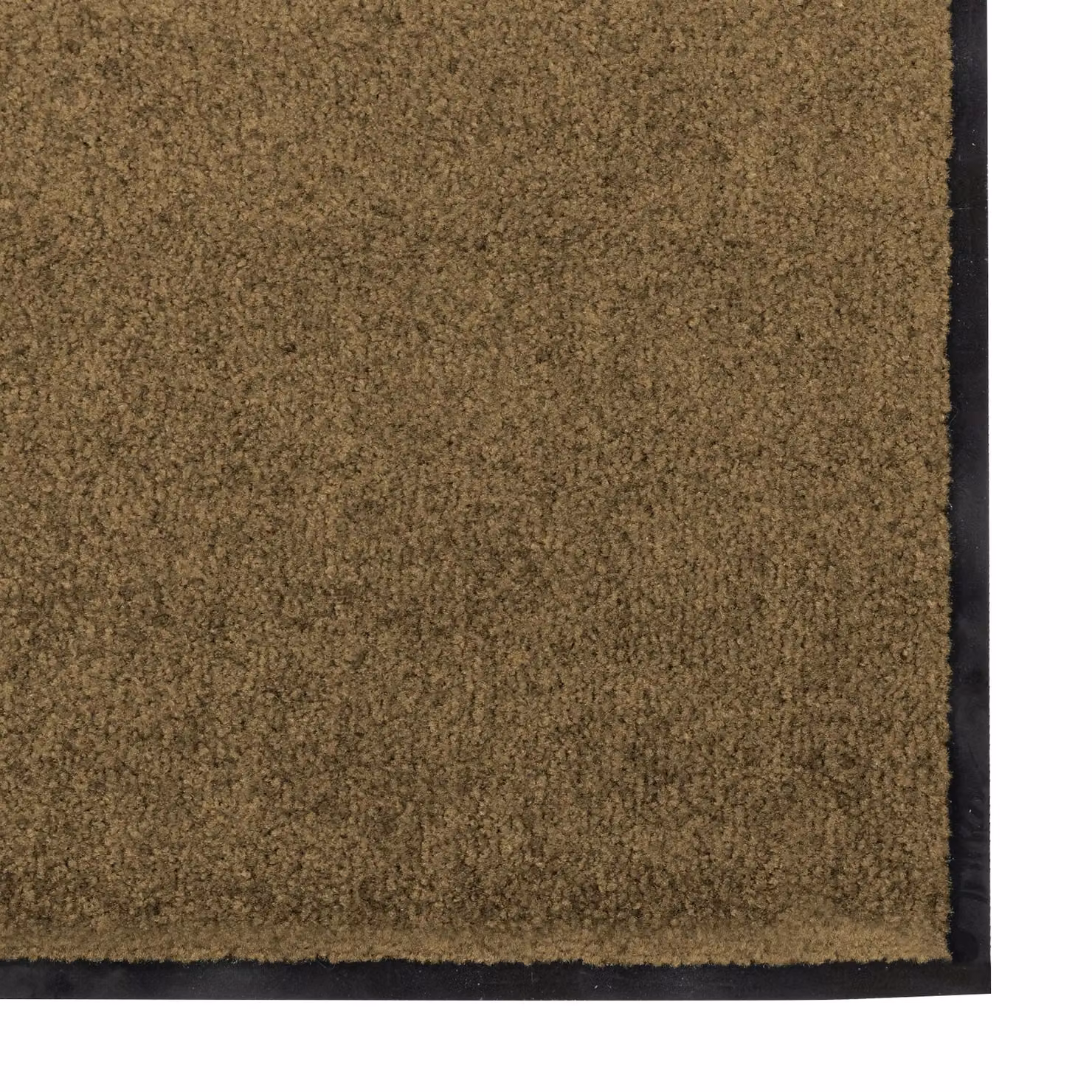 Berkfield Home Washable Brown Non-Slip Rectangular Doormat W: 120 cm, D: 150 cm – 3