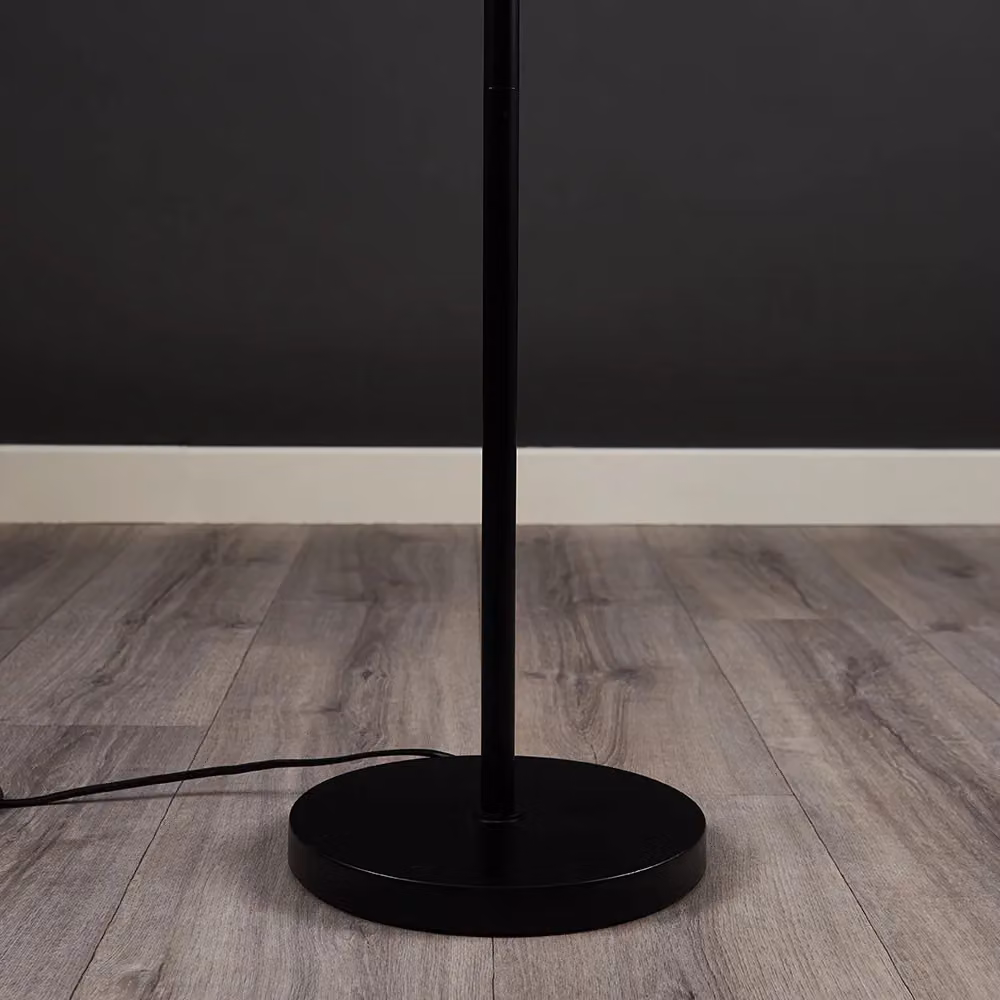MiniSun Modern Matt Black Dome Uplighter Floor Lamp – 4