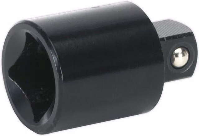Loops Impact Socket Adaptor 1/2 inch Square Drive Female to 3/8 inch Square Drive Male Black and Multicolour
