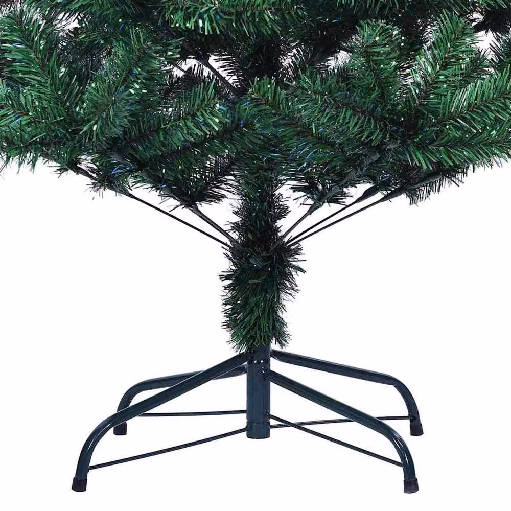 Berkfield Home Pre-lit Artificial Christmas Tree, Green, Height: 150 cm – 4
