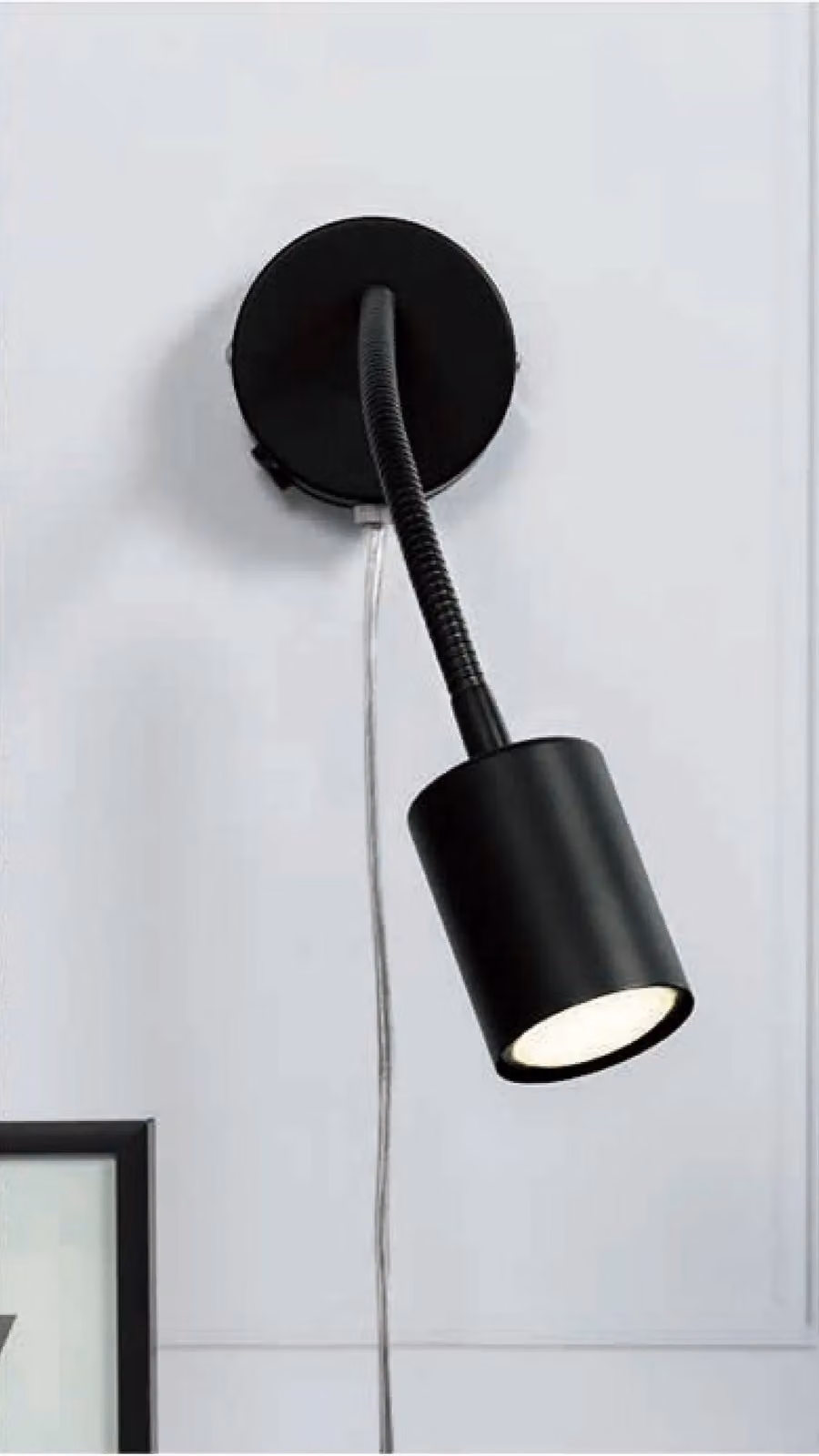 Nordlux Explore Adjustable Wall Light in Black Metal with GU10 Mains Connection – 3
