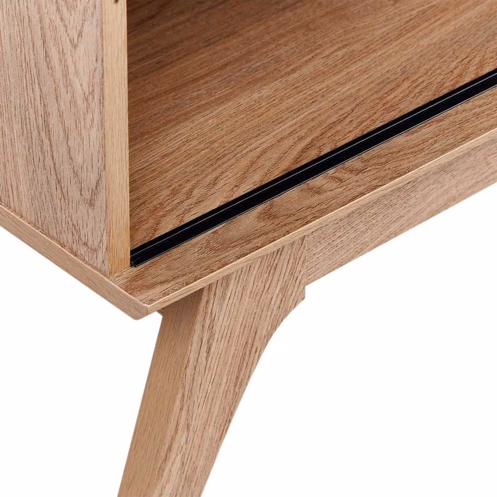 Wyld and Coco Zenith TV Stand in Brown MDF, W: 180 cm, D: 40 cm, H: 44 cm – 3