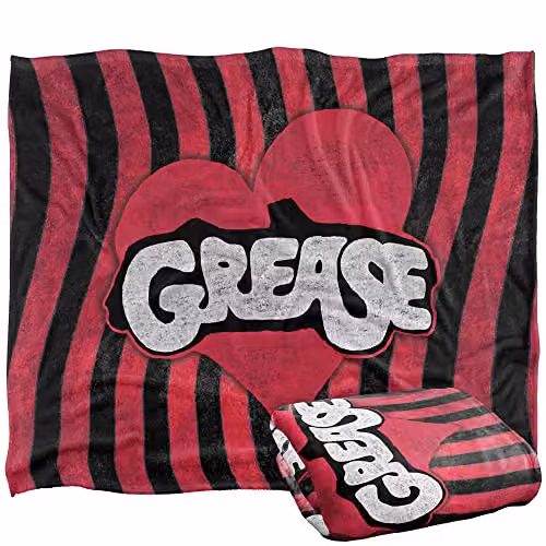 Trevco Grease Groove Silky Touch Super Soft White Fleece Throw Blanket W/D/H: 152 x 127 cm – 1
