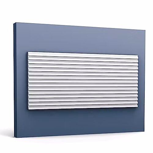 Orac Decor WX205 Modern Track 3D Wall Panel, White, 2 m