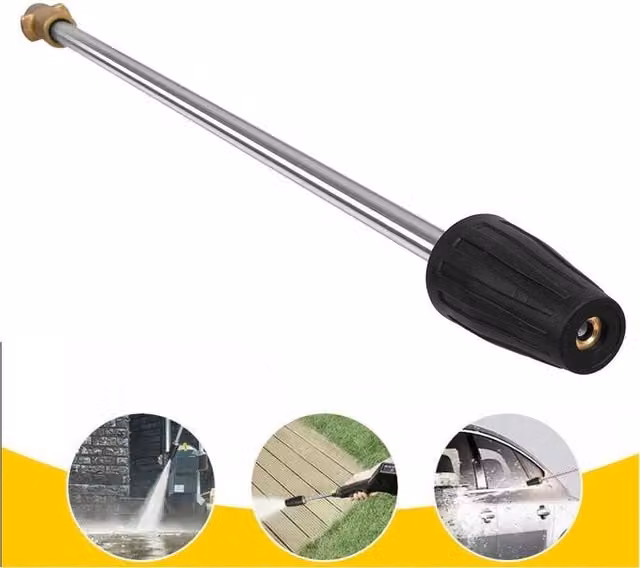 EONLION Pressure Washer Turbo Nozzle Lance in Black