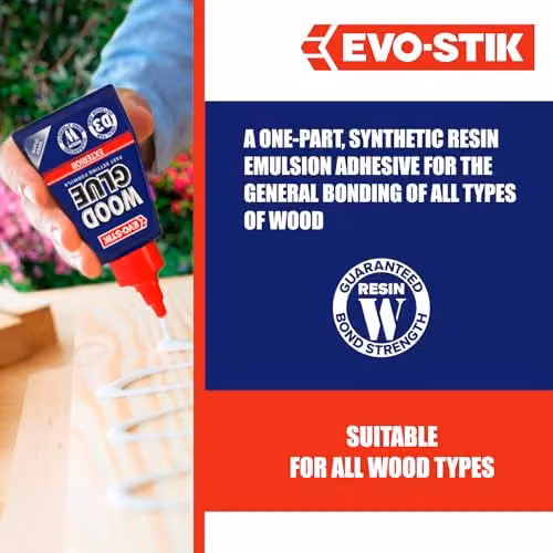 Bostik Transparent Rapid Setting Dispersion Wood Glue, 145 ml – 4